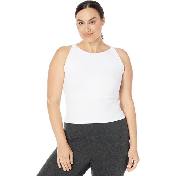 Madewell NWT Women's Plus MWL Flex Cutout-Back Tank in White Size 3X MSRP‎ $58 - Picture 1 of 7